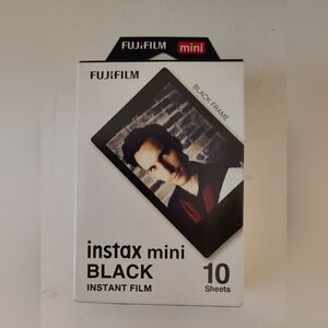 10 Packs (100 Exposures) Fujifilm Instax Mini Instant Black Film